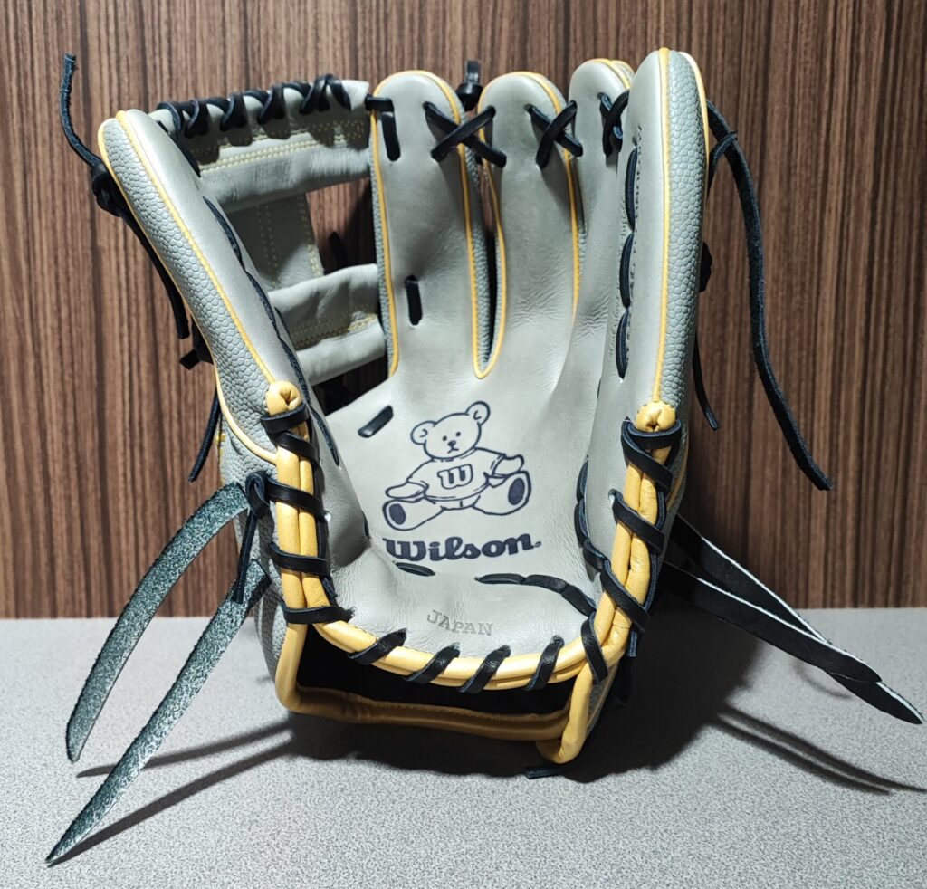 Wilson 軟式 内野手 87型 グレー オーダー グローブ - グローブ